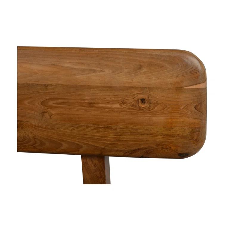 Sienna Leather Bench