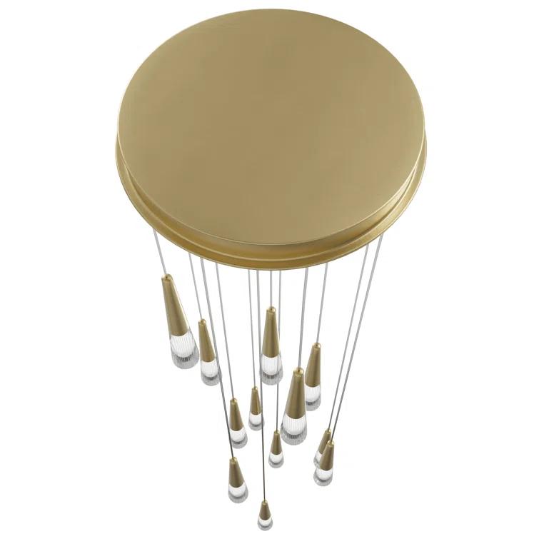 Encino 13 - Light Dimmable Tiered Chandelier