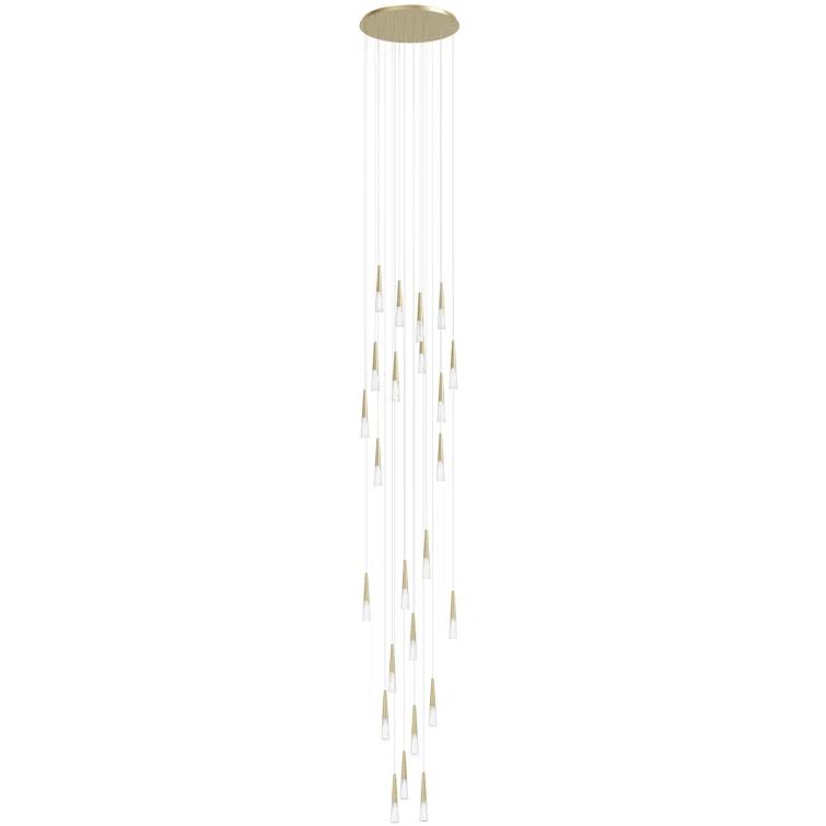 Avalon 25 - Light Dimmable Tiered Chandelier