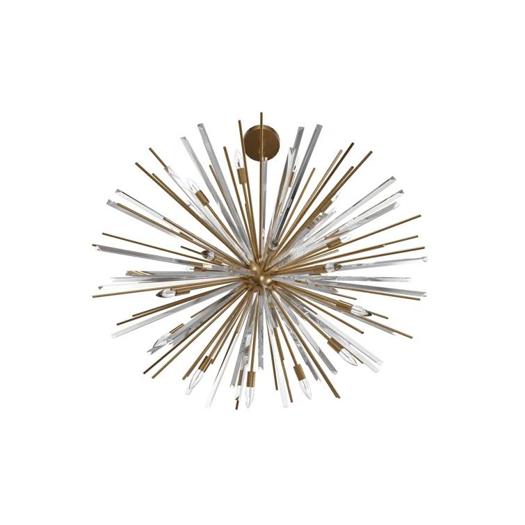 Palisades Ave 18 - Light Dimmable Sputnik Sphere Chandelier
