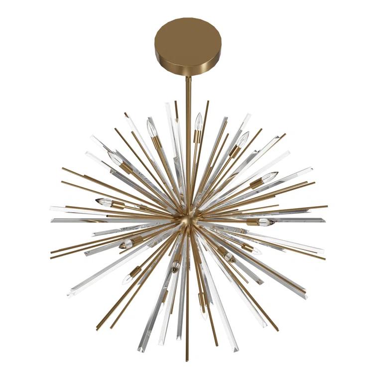 Palisades Ave 18 - Light Dimmable Sputnik Sphere Chandelier