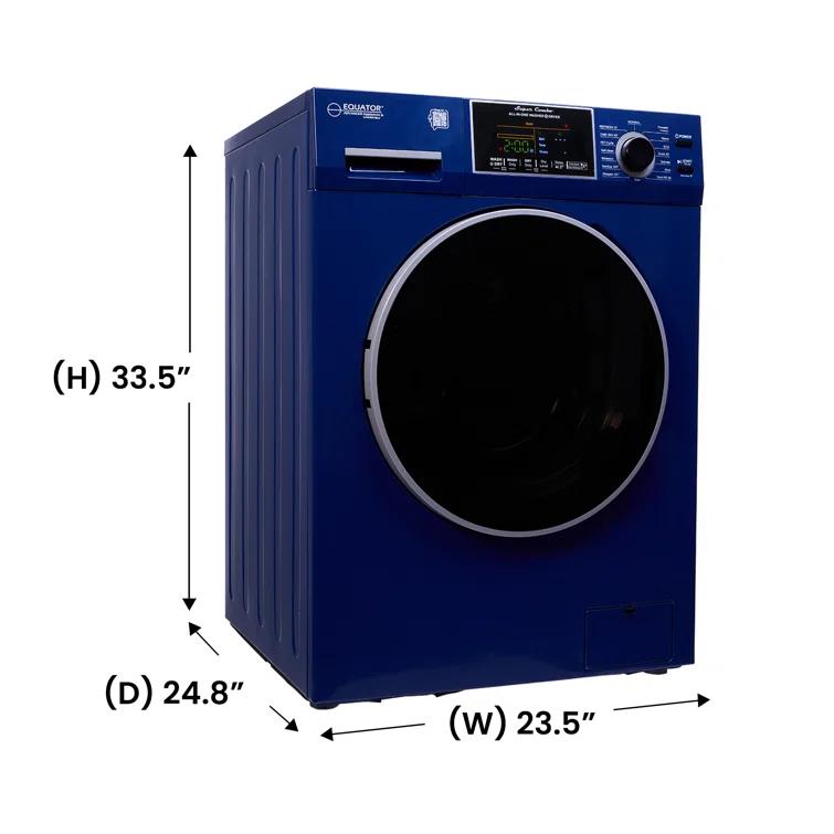 Equator All-In-One VENTED/VENTLESS Washer-Dryer 1.9cf/18lb SANITIZE 1400RPM 110V