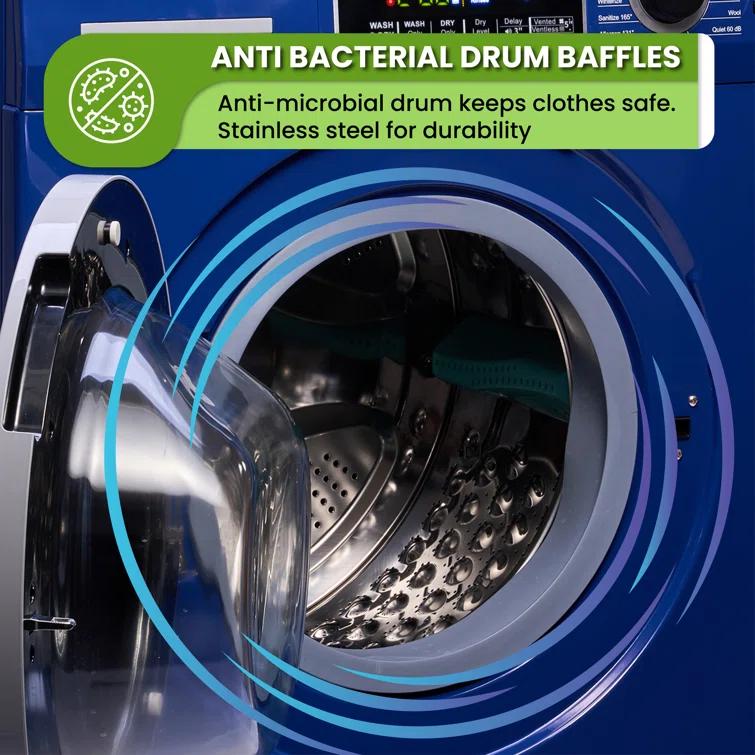 Equator All-In-One VENTED/VENTLESS Washer-Dryer 1.9cf/18lb SANITIZE 1400RPM 110V