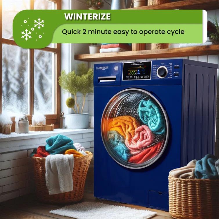 Equator All-In-One VENTED/VENTLESS Washer-Dryer 1.9cf/18lb SANITIZE 1400RPM 110V