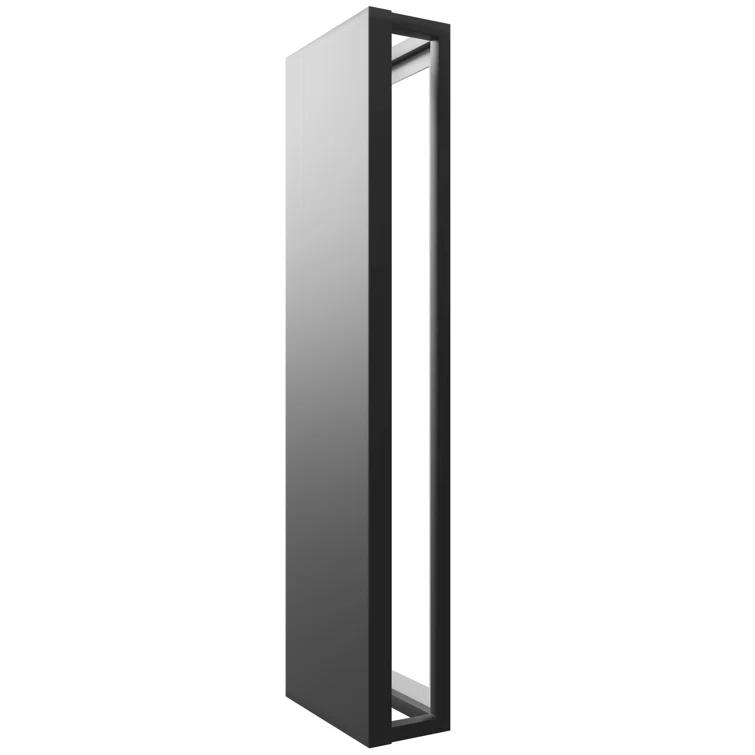 Black and Gold 30" Modern Dimmable LED Sconce