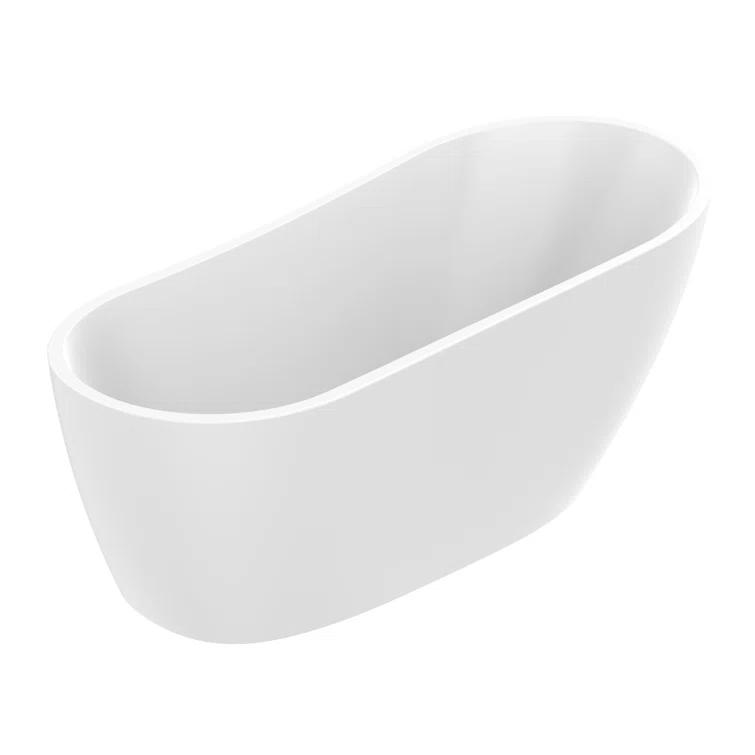 Cora 67" x 32" Freestanding Acrylic Bathtub