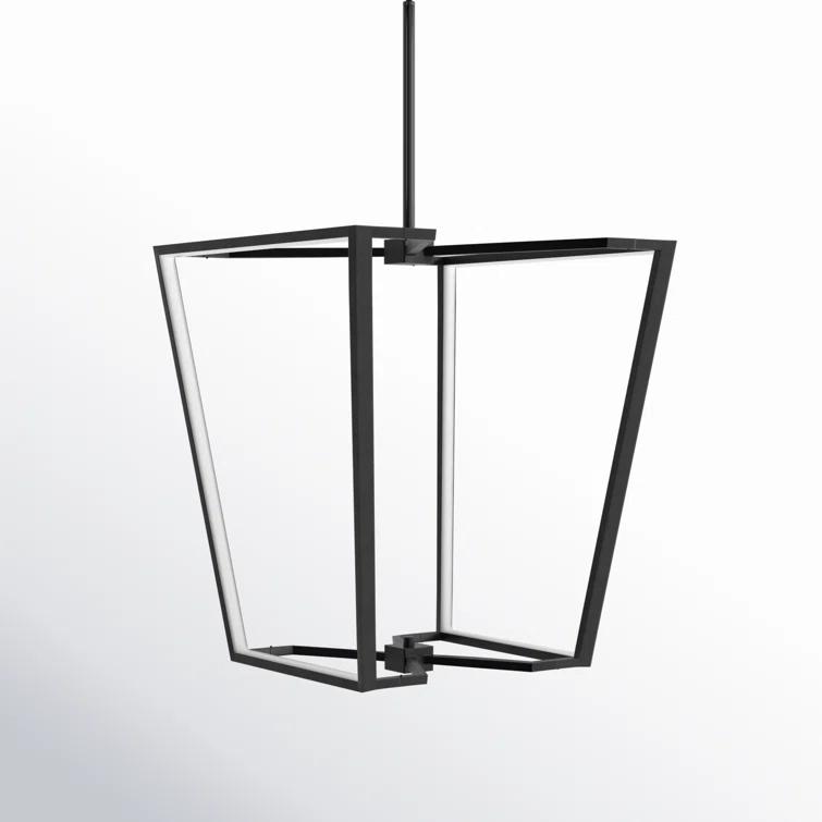 Skiba Dimmable LED Lantern Geometric Chandelier