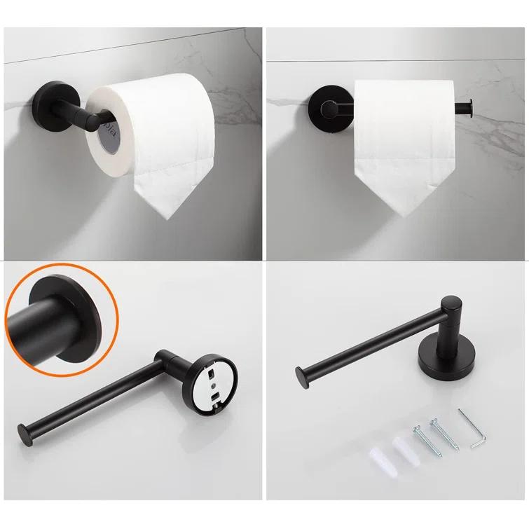 Beloky JA22F9 4 - Piece Bathroom Hardware Set