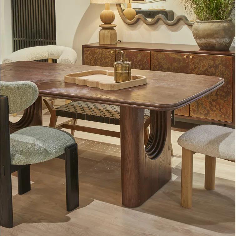 Alvaro Dining Table - Brown