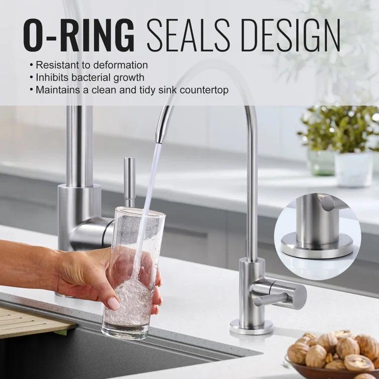 ARCORA ARCORA Stainless Steel Pull-Down Kitchen Faucet and Water Filter Faucet Combo AR7100301-L