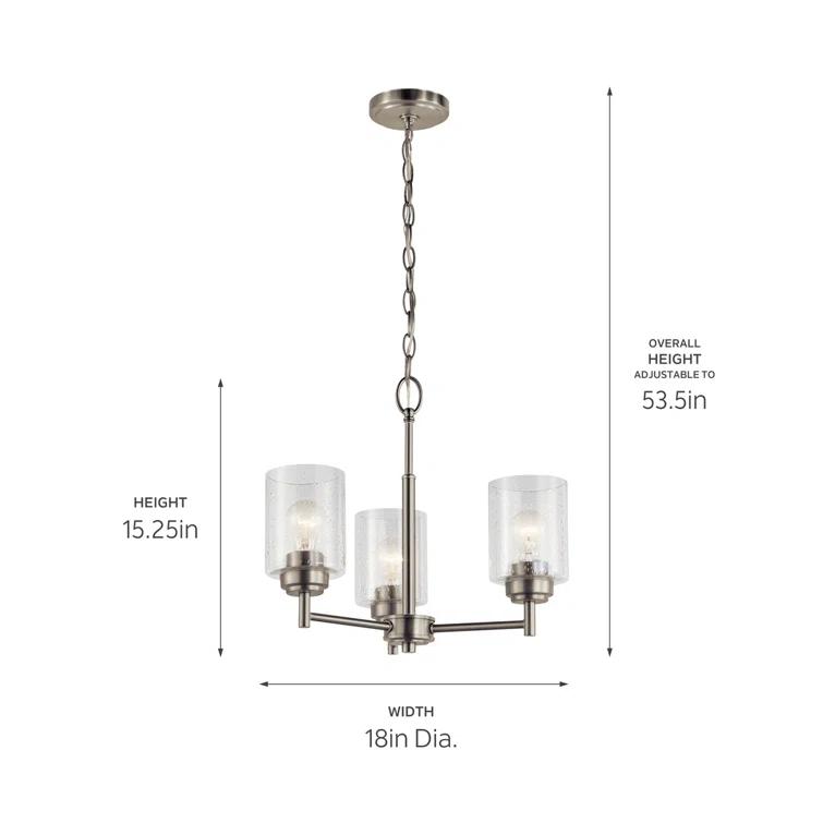 Winslow 3 - Light Classic / Traditional Chandelier