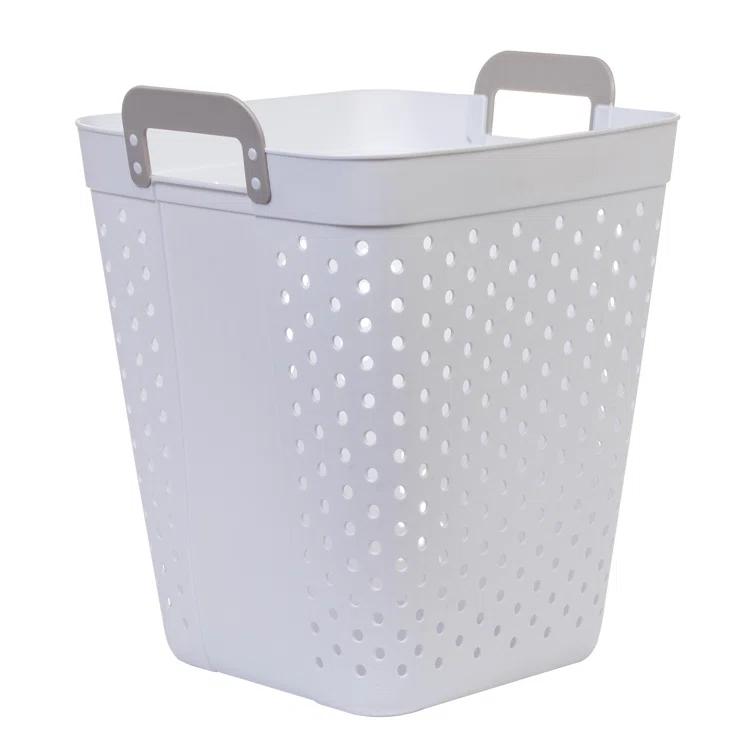 Plastic Laundry Hamper (Set of 2)