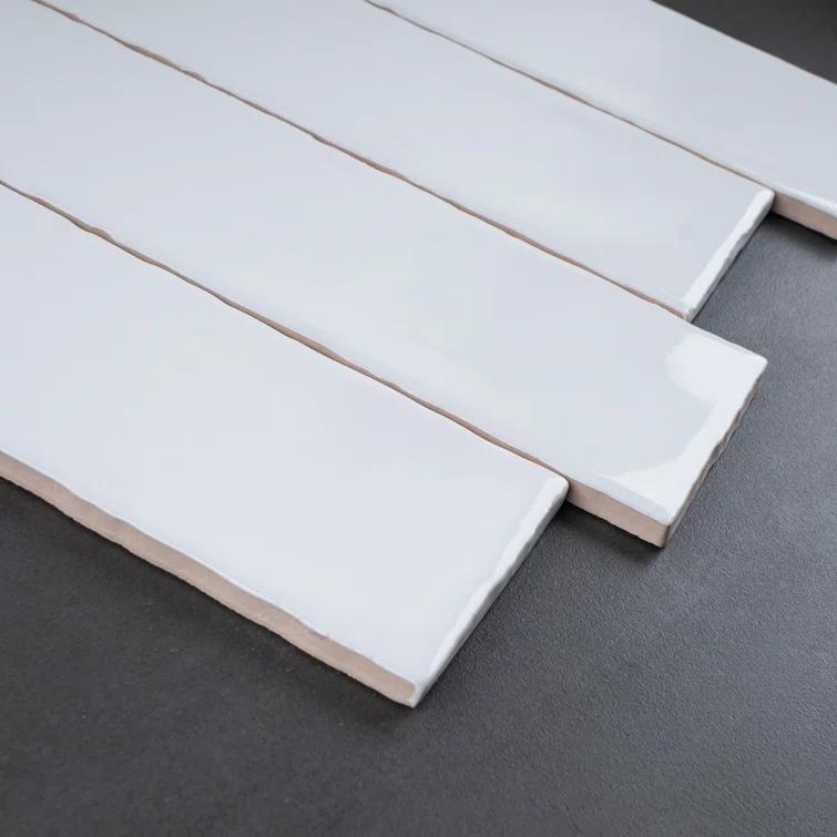 Supreme Tile Rustic 2.95 in. X 11.81 in. Polished Ceramic Subway Wall Tile