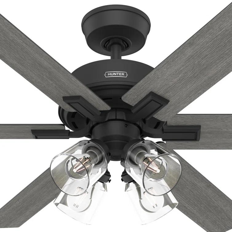 Hunter 52 Inch Fonthill ENERGY STAR® Hunterexpress Ceiling Fan With Lights And Remote