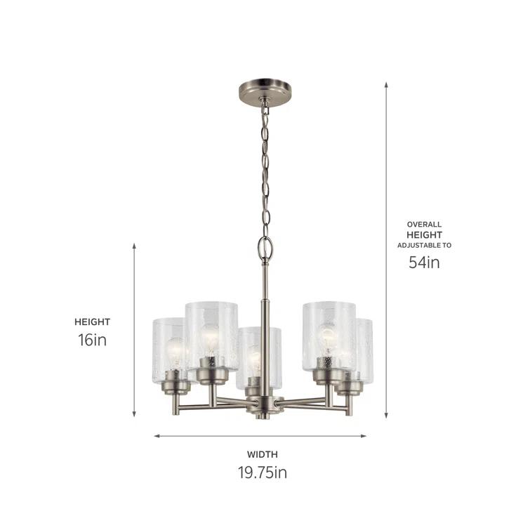 Winslow 5 - Light Dimmable Classic / Traditional Chandelier