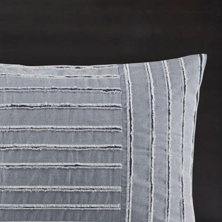 Madison Park Signature Essence Oversized Cotton Clipped Jacquard Comforter Set