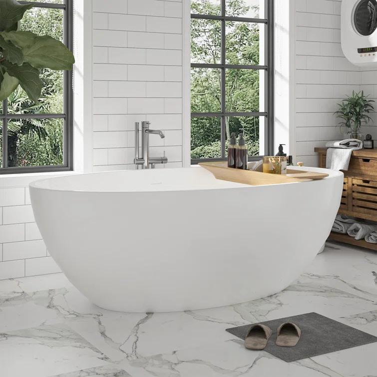 Freestanding Soaking Acrylic Bathtub