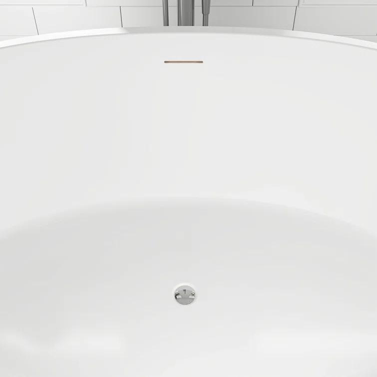 Freestanding Soaking Acrylic Bathtub