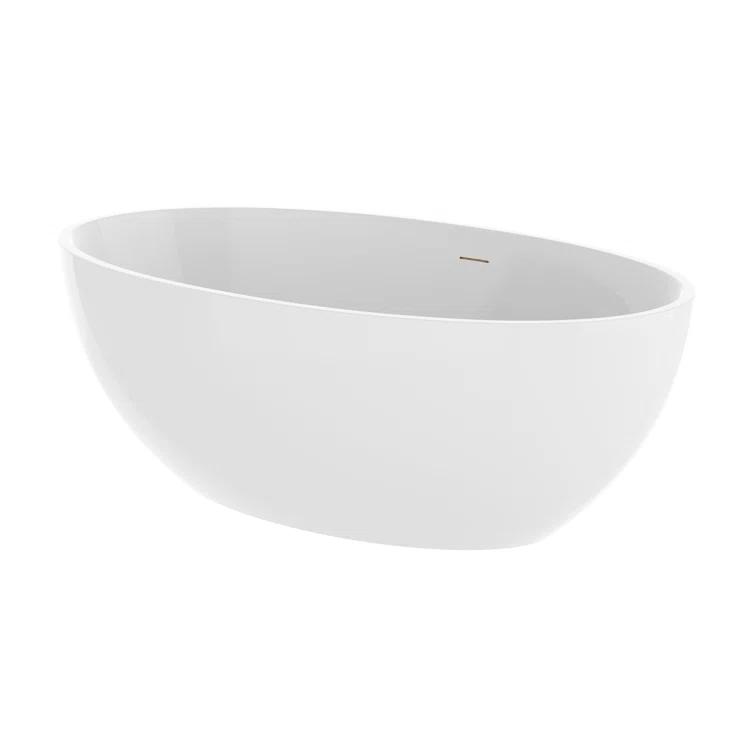 Freestanding Soaking Acrylic Bathtub
