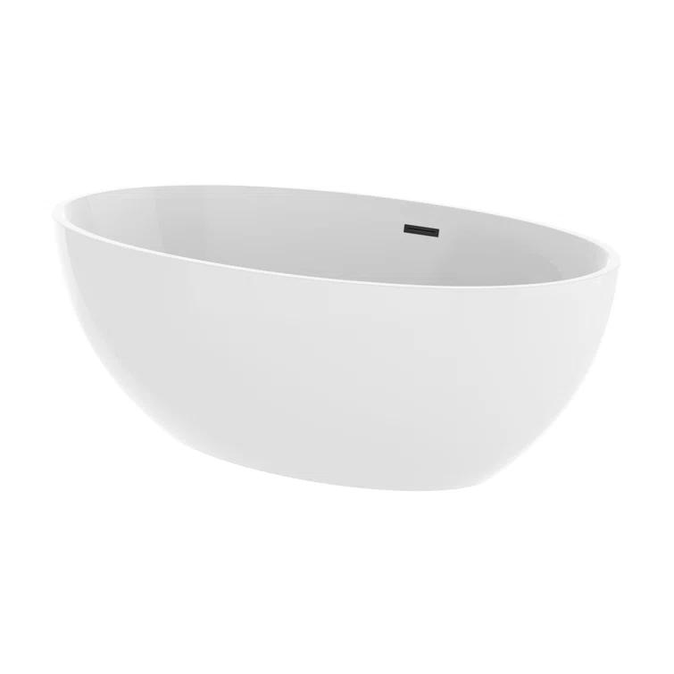 Freestanding Soaking Acrylic Bathtub