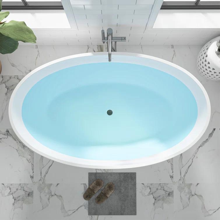 Freestanding Soaking Acrylic Bathtub