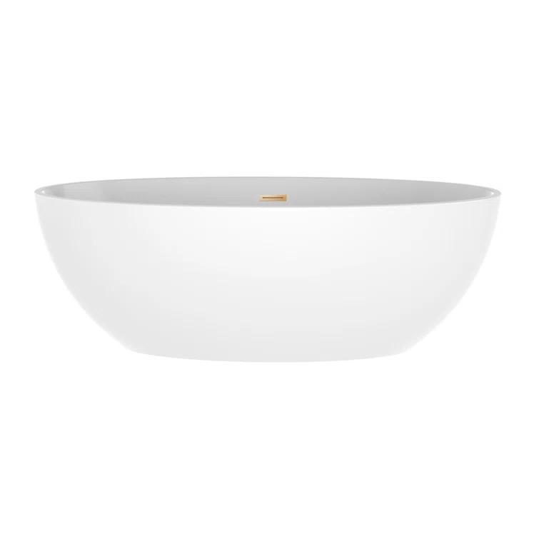 Freestanding Soaking Acrylic Bathtub