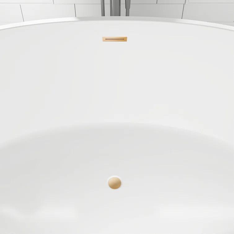 Freestanding Soaking Acrylic Bathtub