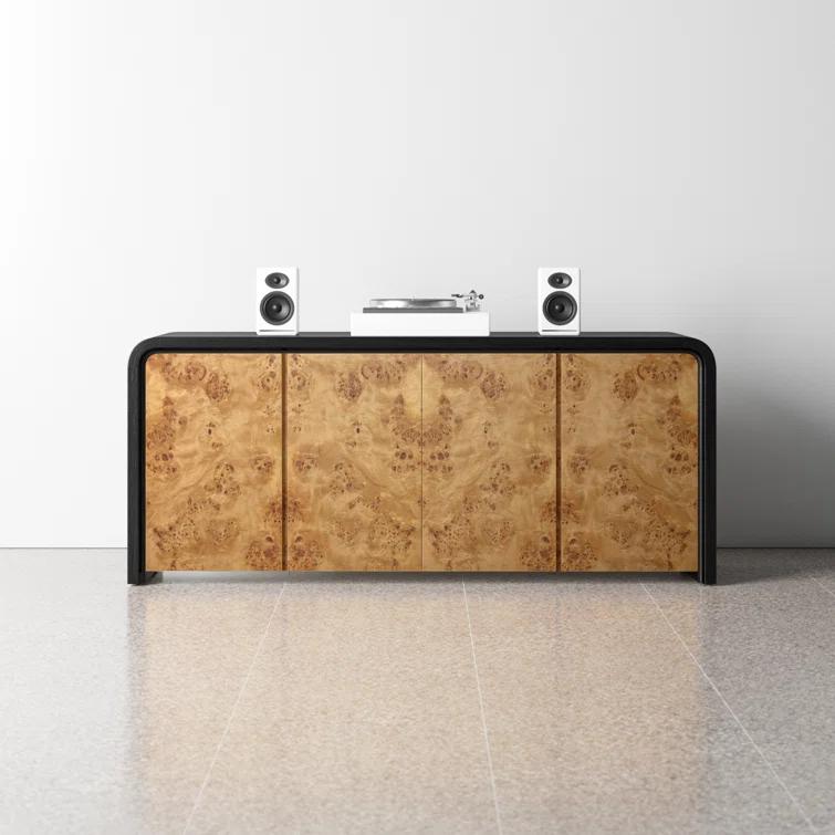 AllModern Gerda 78.75" Wide Solid Wood Sideboard | AllModern