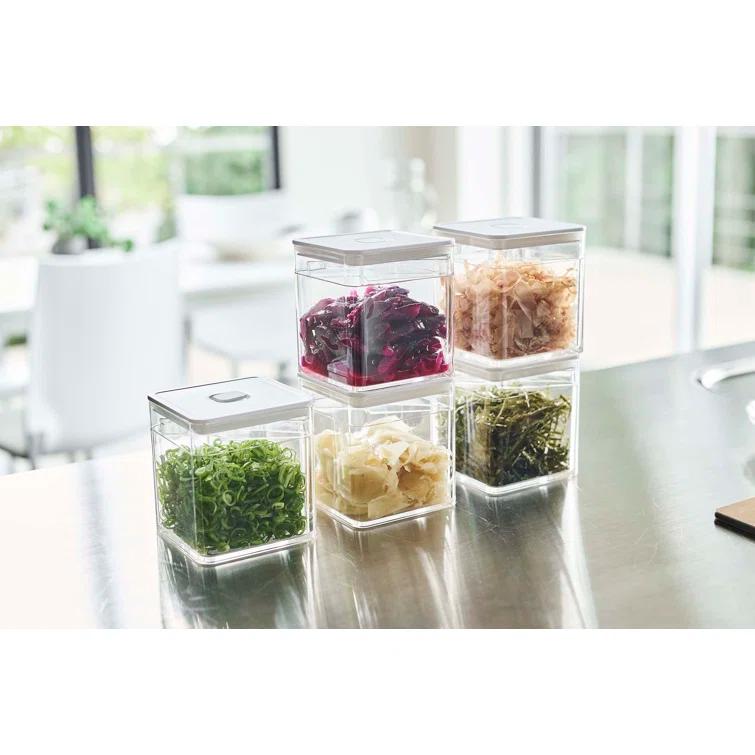 Yamazaki Home Tower Yamazaki Home Airtight Food Storage Container With Lid Square Spice Or Vegetable Holder & Reviews | Wayfair