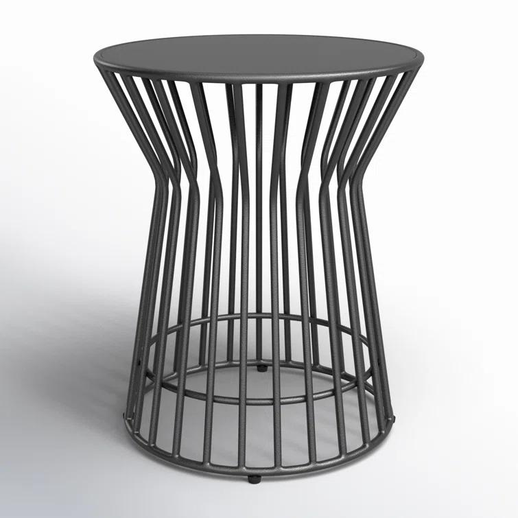 Roberta 20.08'' Metal Outdoor Side Table