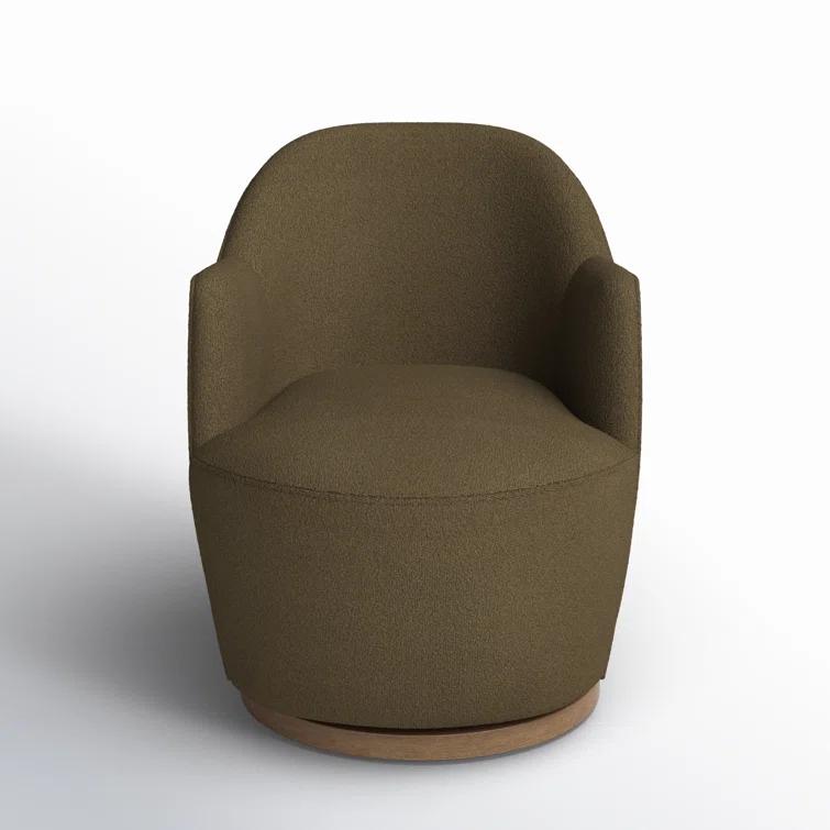 Margie Swivel Chair - Natural Boucle