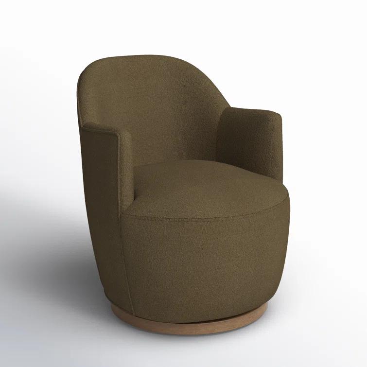 Margie Swivel Chair - Natural Boucle
