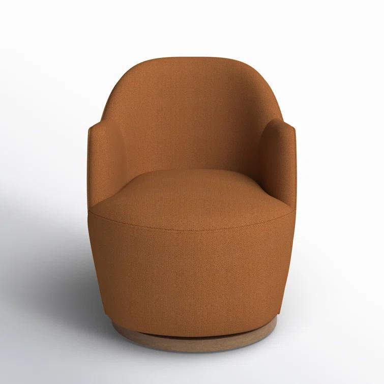 Margie Swivel Chair - Natural Boucle