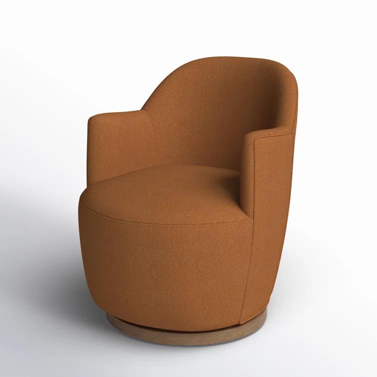 Margie Swivel Chair - Natural Boucle