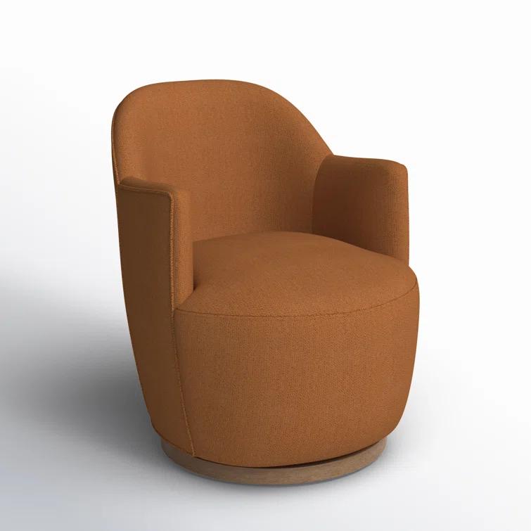 Margie Swivel Chair - Natural Boucle