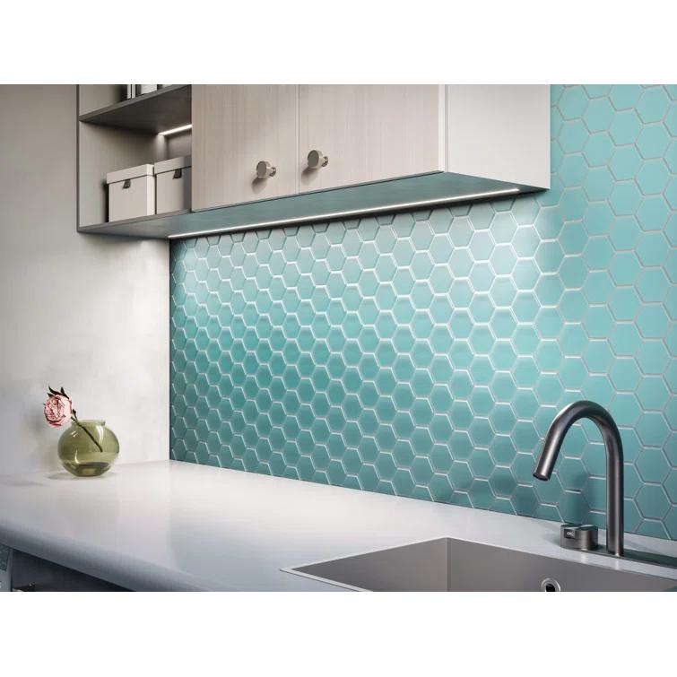 3" Beehive 10.25in.x11.75in. Glass Mosaic Tile