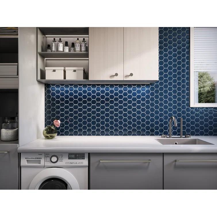 3" Beehive 10.25in.x11.75in. Glass Mosaic Tile