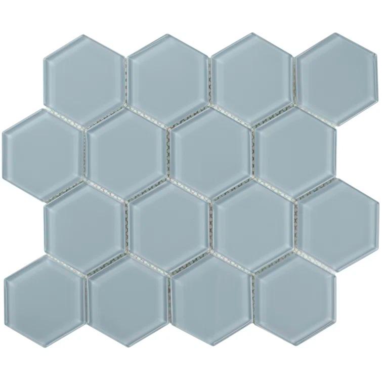 3" Beehive 10.25in.x11.75in. Glass Mosaic Tile