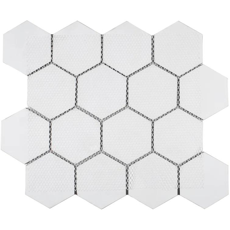 3" Beehive 10.25in.x11.75in. Glass Mosaic Tile