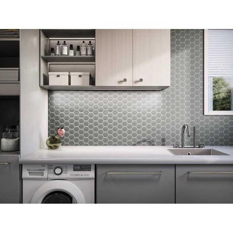 3" Beehive 10.25in.x11.75in. Glass Mosaic Tile