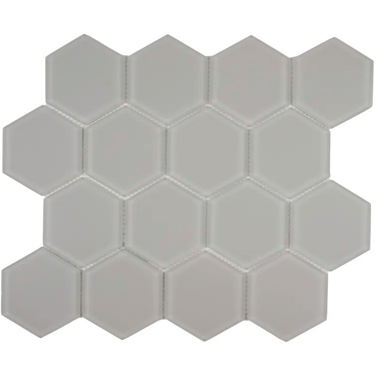 3" Beehive 10.25in.x11.75in. Glass Mosaic Tile