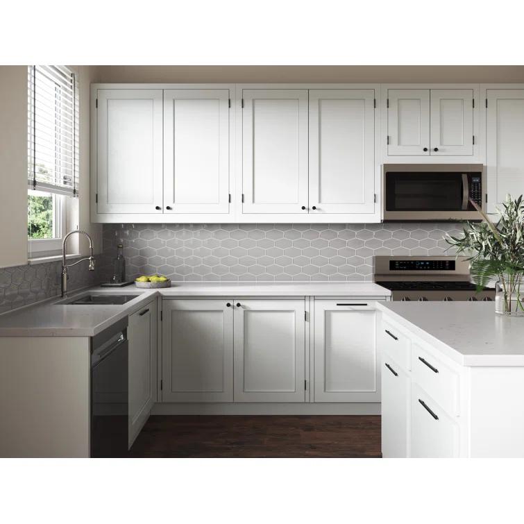 Cruz Bay Studio Long Hex 10.60in.x11 in. Glass Mosaic Tile