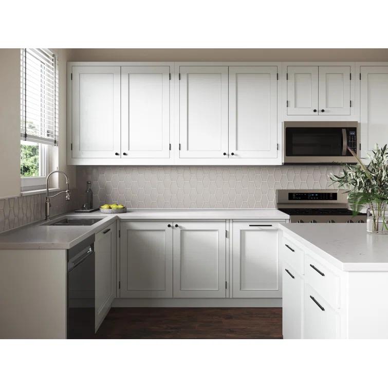 Cruz Bay Studio Long Hex 10.60in.x11 in. Glass Mosaic Tile