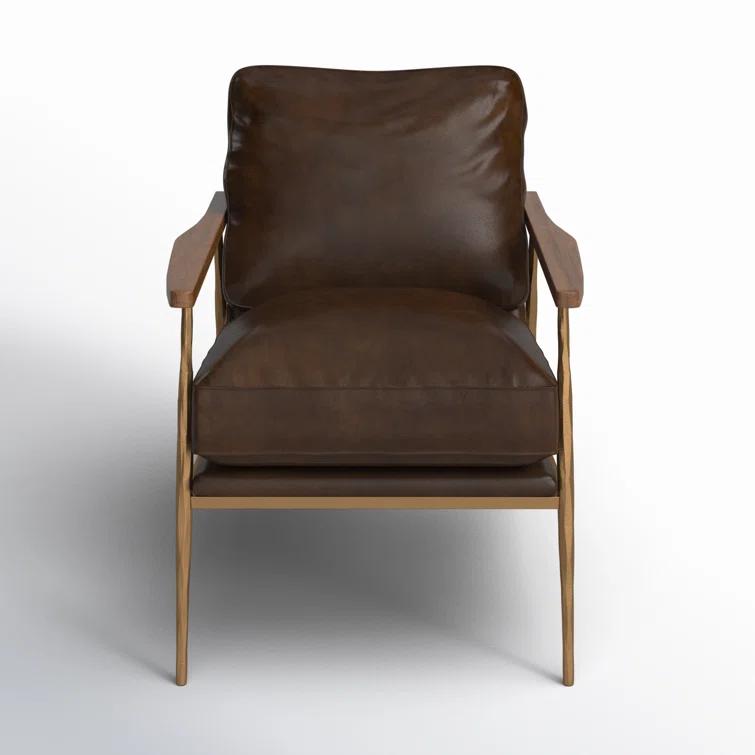 Arnold Genuine Leather Armchair