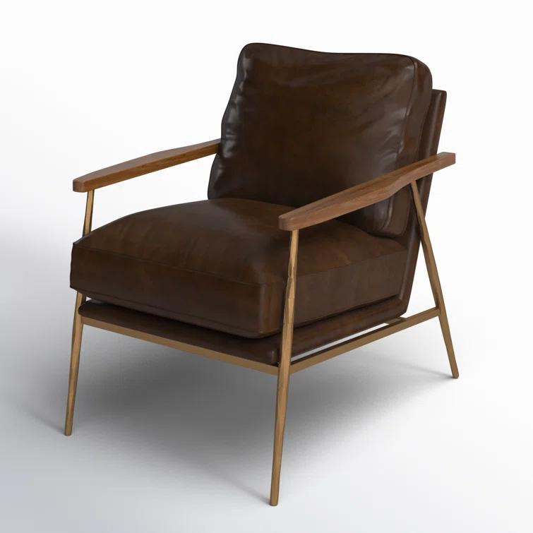 Arnold Genuine Leather Armchair