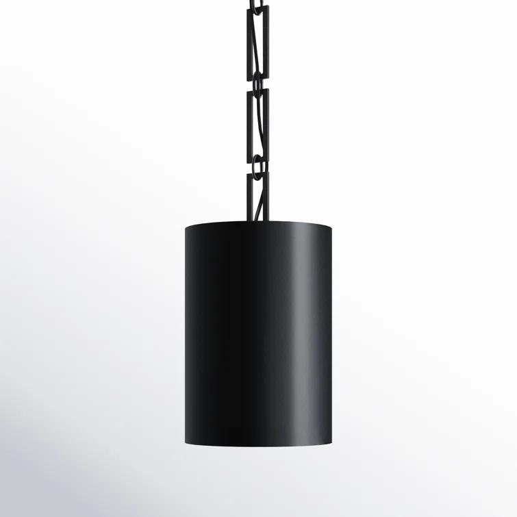 Crystorama Lighting Alston 1 - Light Chandelier in  Matte Black/White