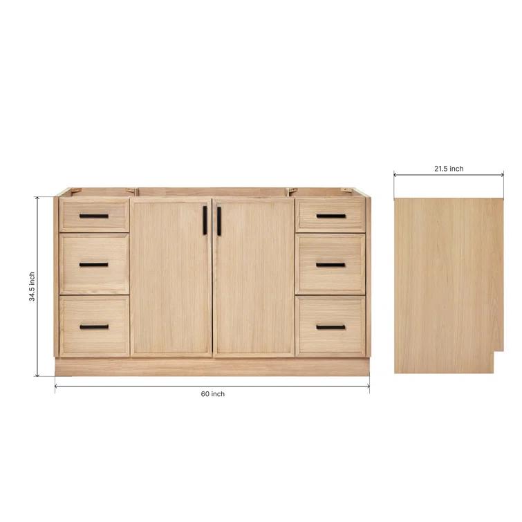 ARIEL Kelley 60 Single Bathroom Vanity Base Only