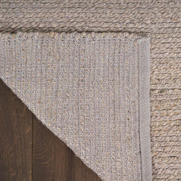 Nourison Natural Jute Grey Farmhouse Indoor Rug