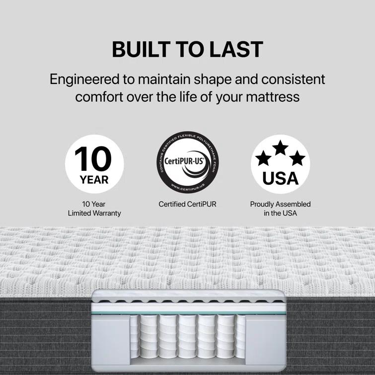 Beautyrest Silver BRS900 Extra Firm 12" Innerspring Mattress