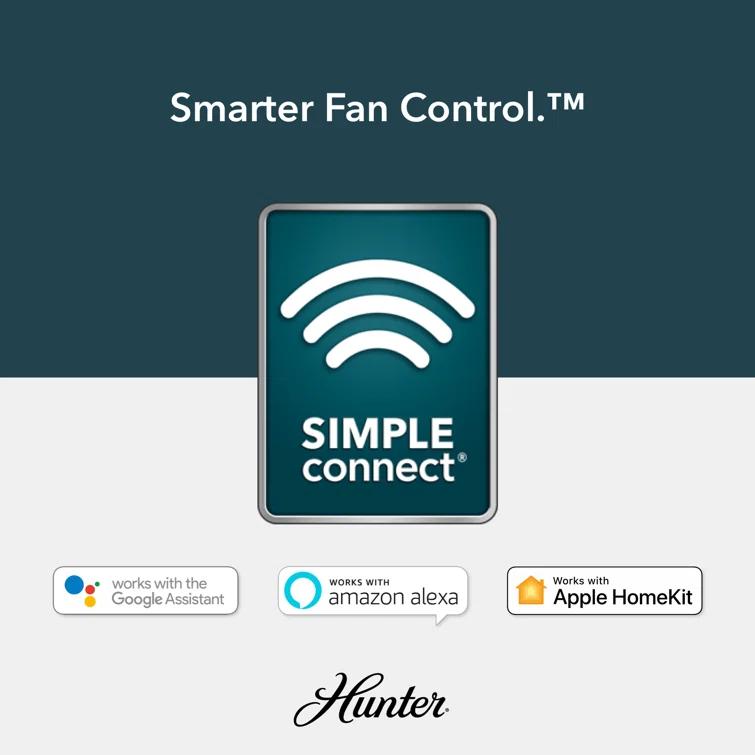 60" Phenomenon 7 - Blade Smart Standard Ceiling Fan with Wall Control and Light Kit Included